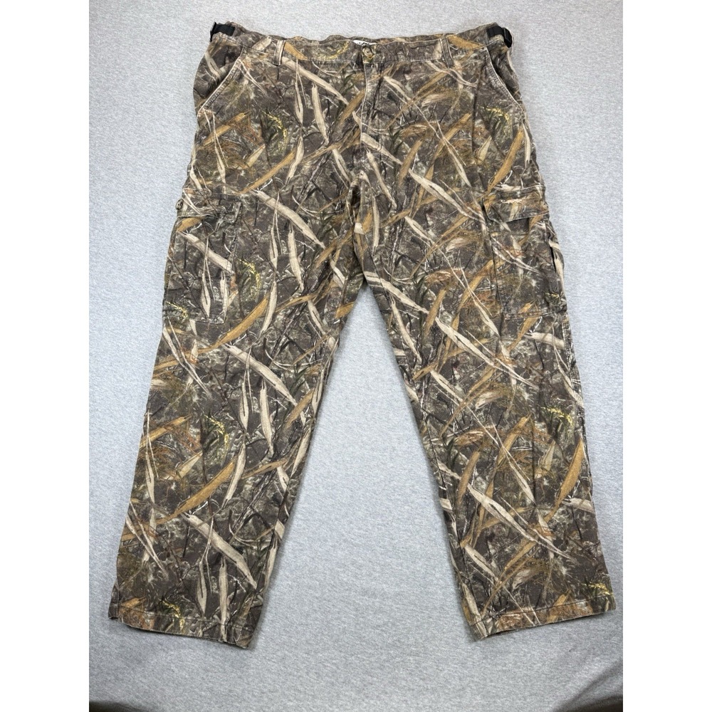 Natural Gear Pants Mens 2XL Camo Cargo Outdoor Hunting Cotton Lightweight